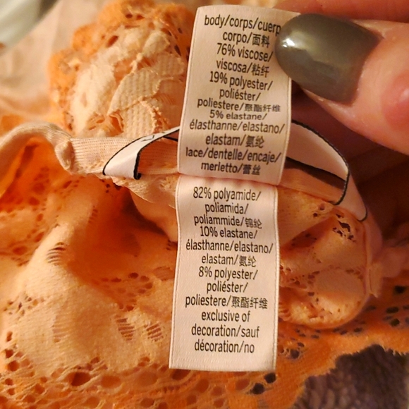 2/$5 VS Peach Romper - Picture 5 of 5